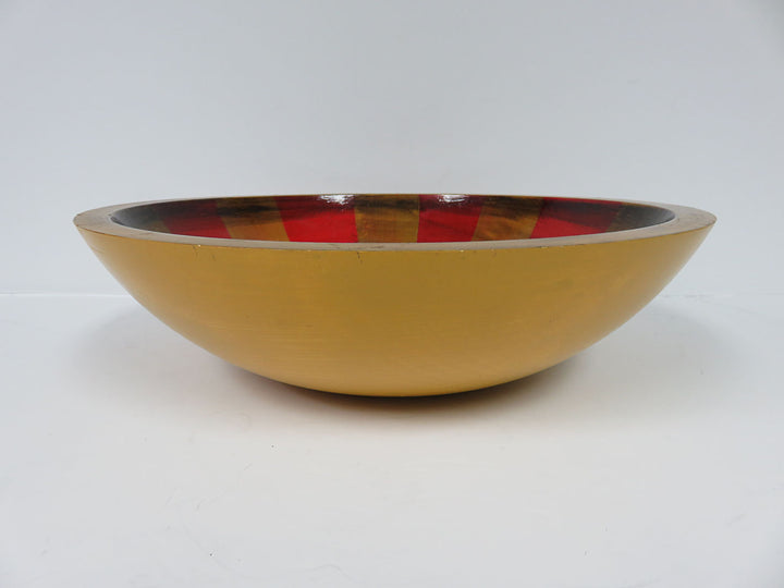 Hand Painted Wood Bowl