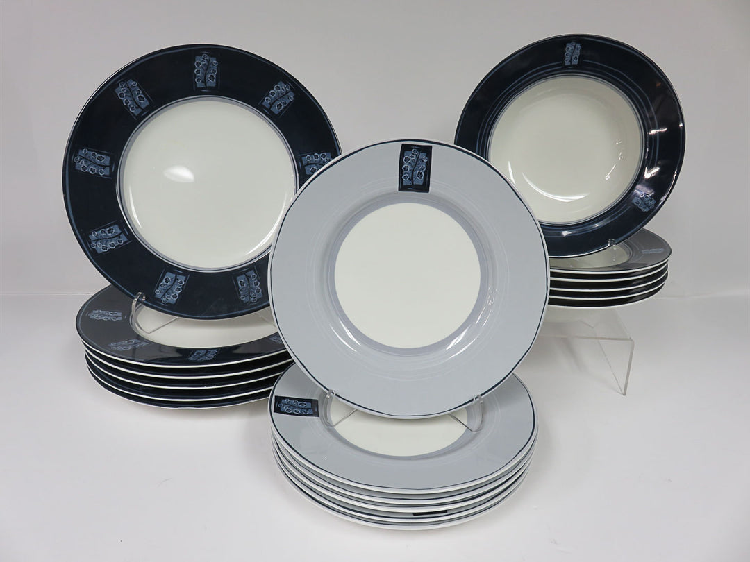 Sasaki "Indigo" Dish Set
