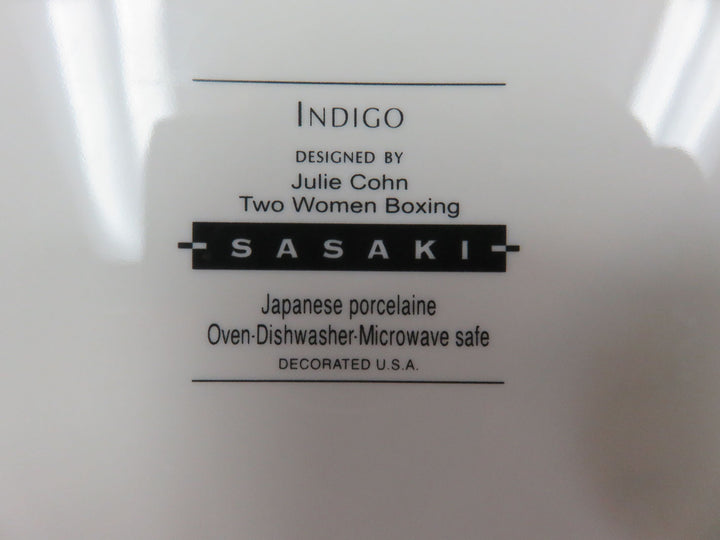 Sasaki "Indigo" Dish Set