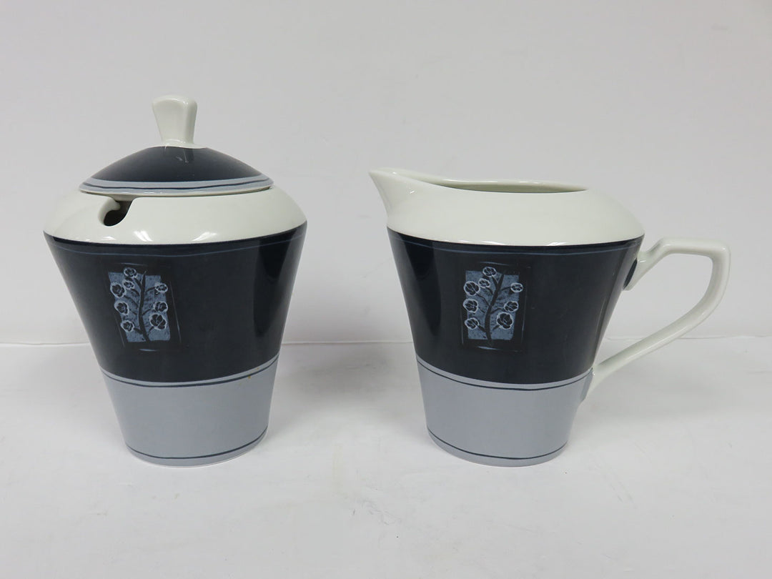 Sasaki "Indigo" Cream & Sugar