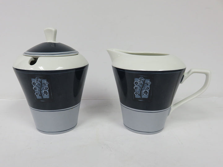 Sasaki "Indigo" Cream & Sugar