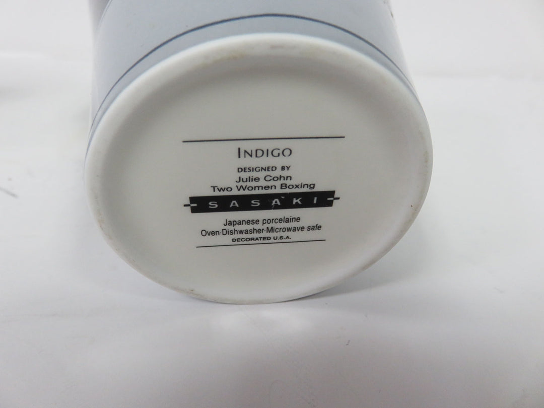 Sasaki "Indigo" Cream & Sugar