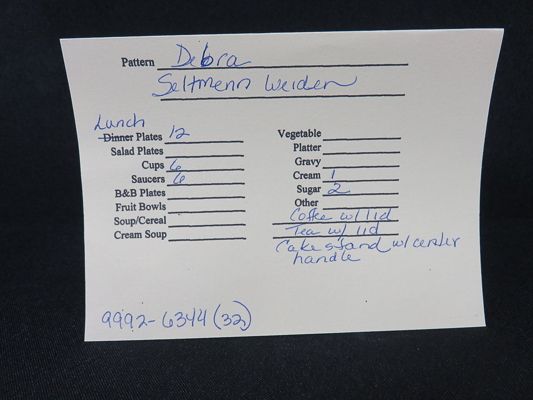 Seltmann Weiden Luncheon Set