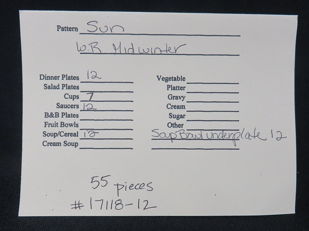 Midwinter Dinnerware Set