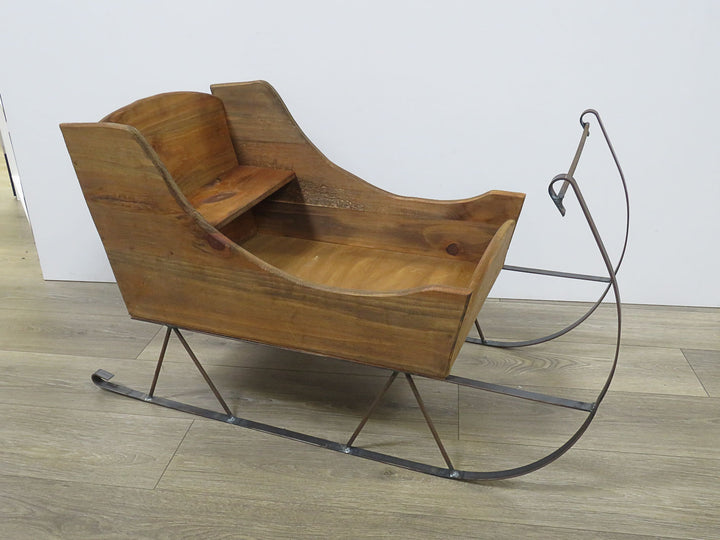 Hand Crafted Wood Sleigh