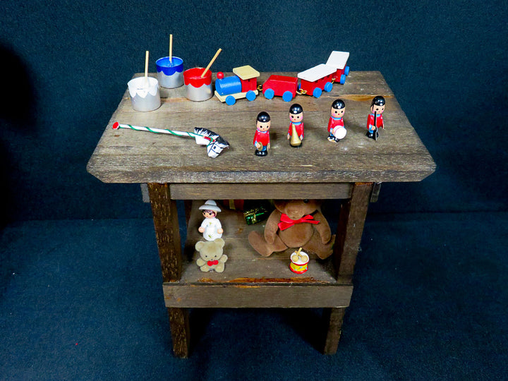 Danbury Mint Santa at Workbench