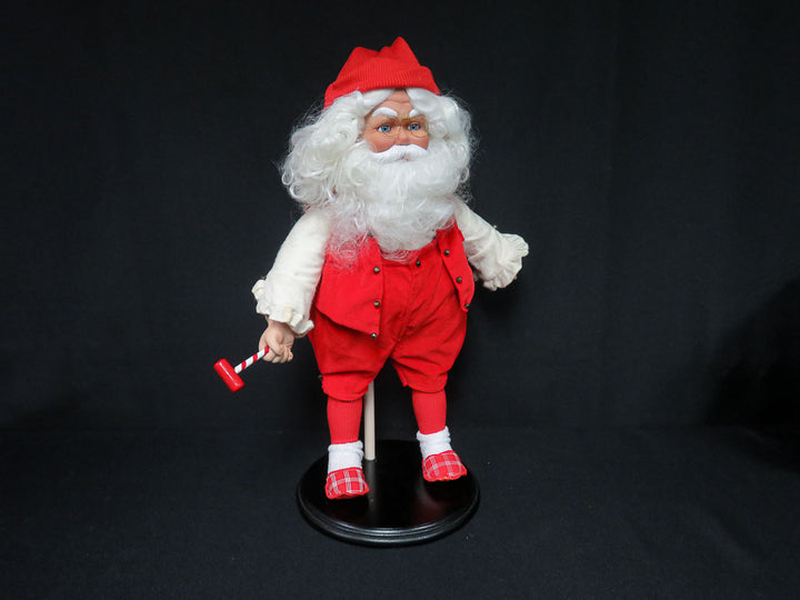 Danbury Mint Santa at Workbench