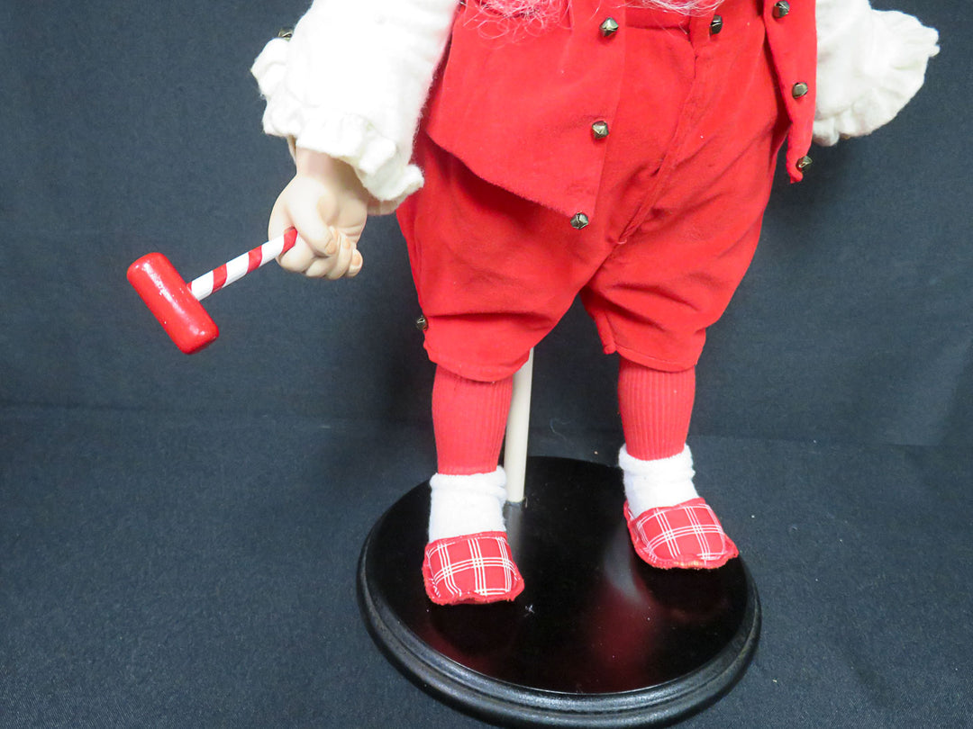 Danbury Mint Santa at Workbench