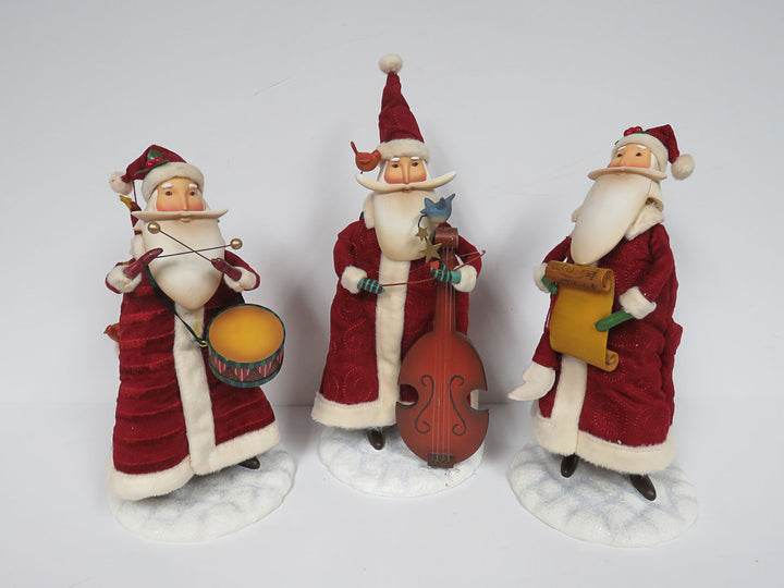 Trio of Musical Santas