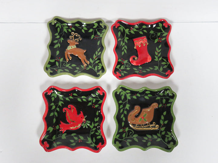Market Christmas Mini Plates