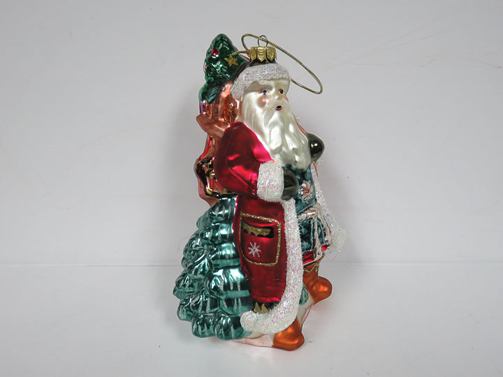 Fitz & Floyd Santa Ornament