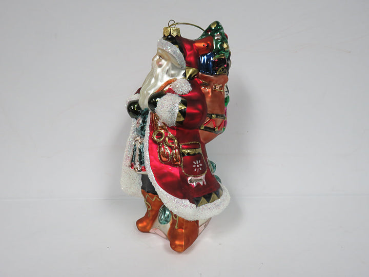 Fitz & Floyd Santa Ornament