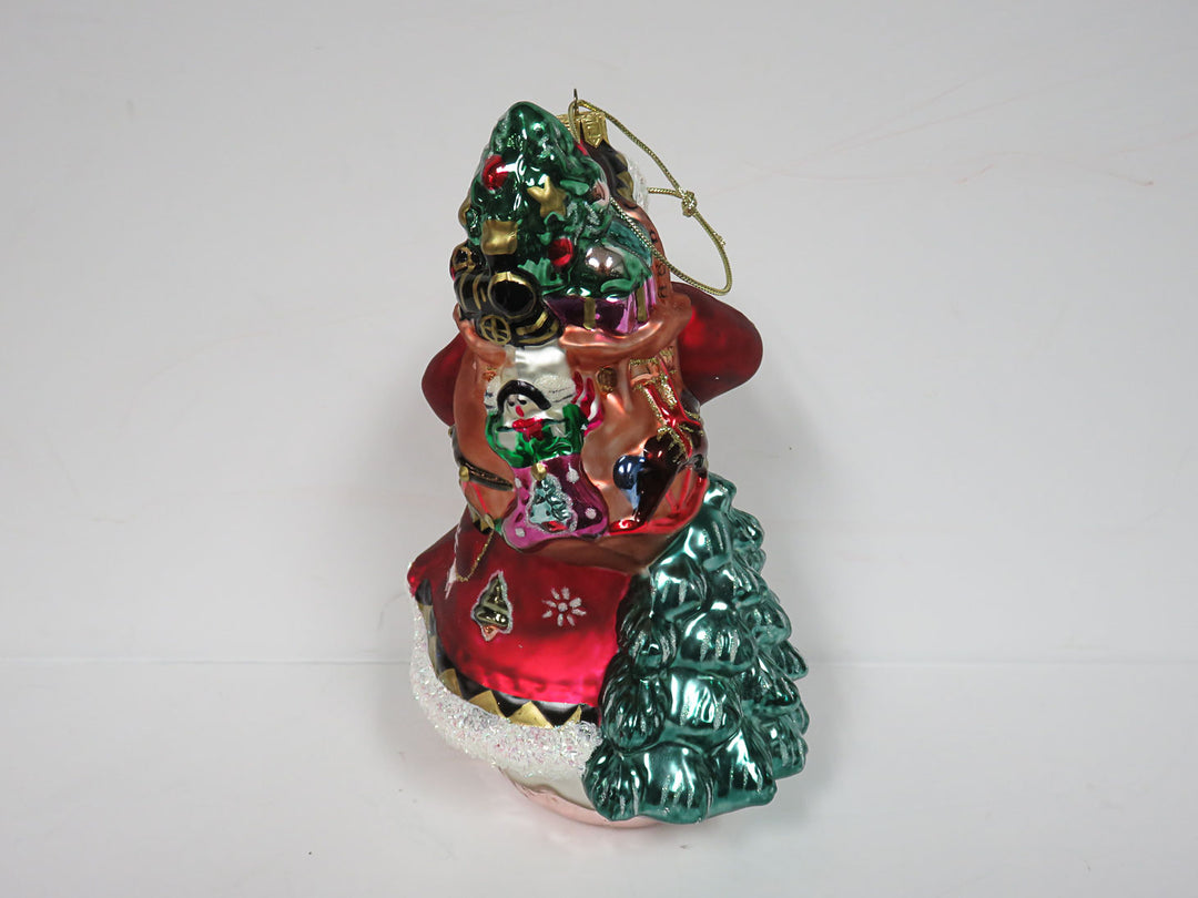 Fitz & Floyd Santa Ornament