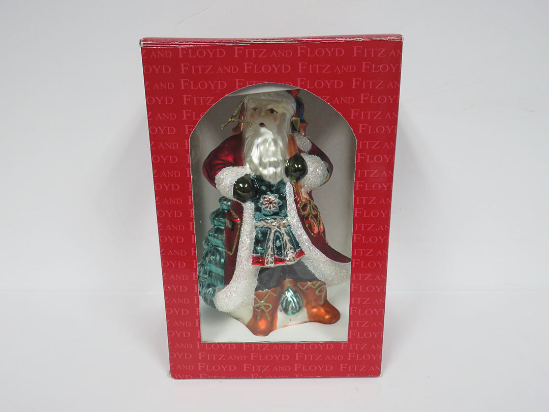 Fitz & Floyd Santa Ornament