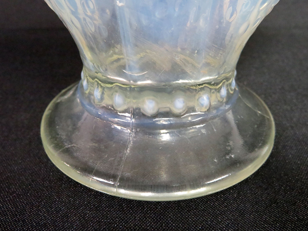Fenton Opalescent Fan Vase