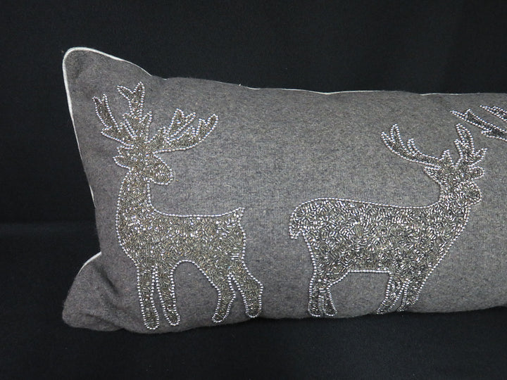 Arctic Holiday Lumbar Pillow