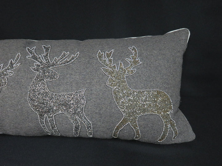 Arctic Holiday Lumbar Pillow