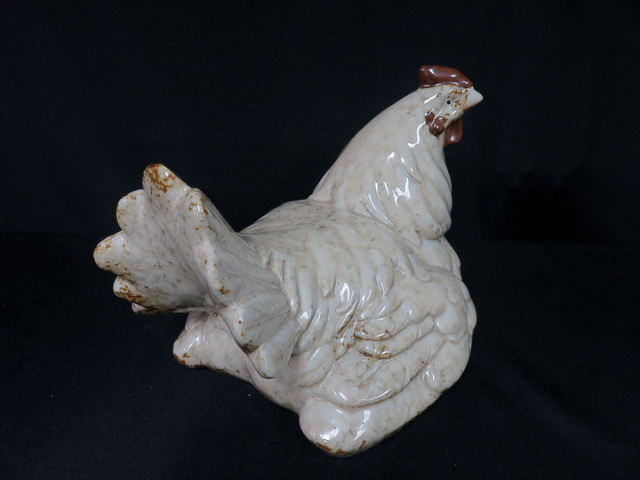 Ceramic Hen Figurine