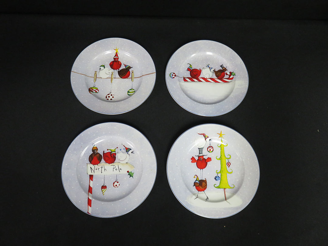 Whimsical Bird Plates
