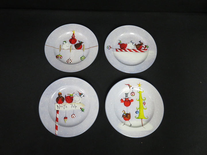 Whimsical Bird Plates