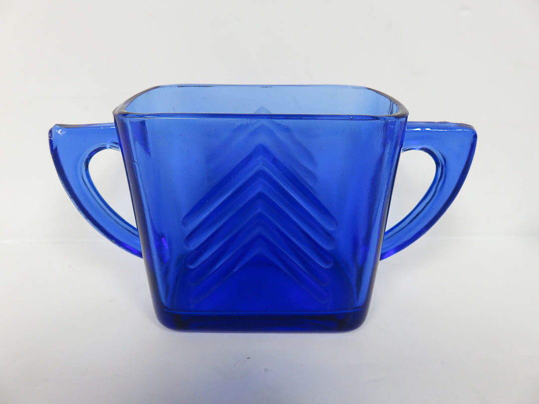 Colbalt Blue Cream & Sugar