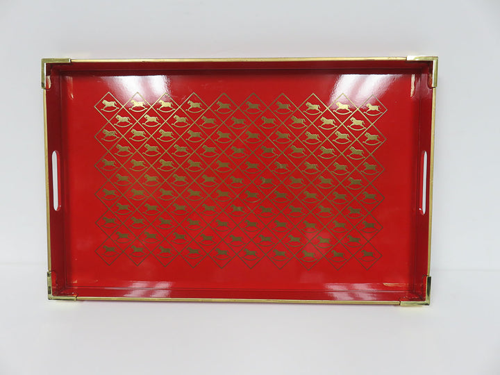 Vintage Otagiri Christmas Tray