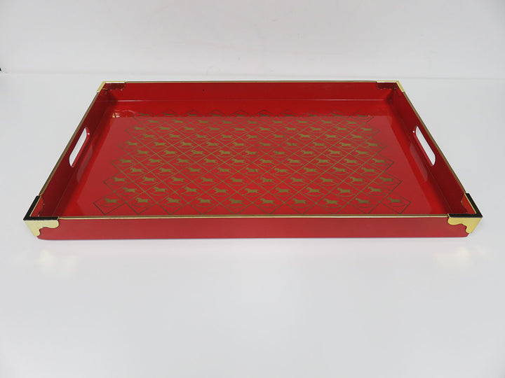 Vintage Otagiri Christmas Tray