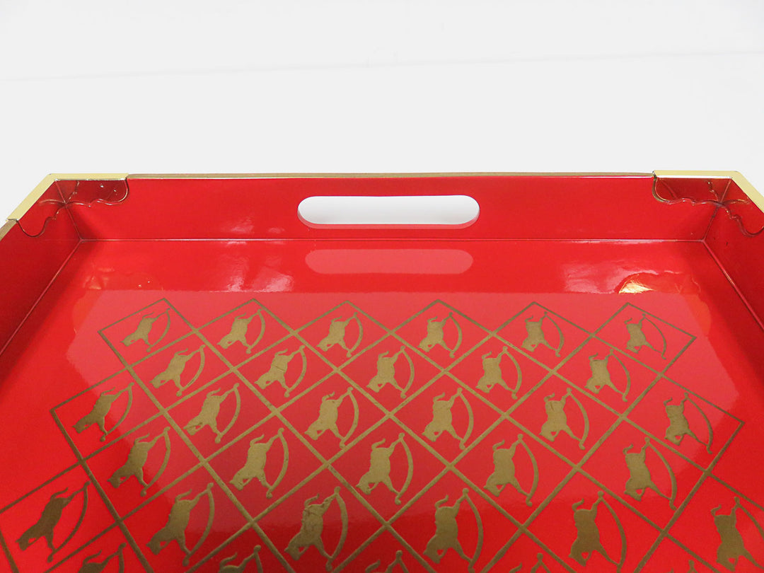 Vintage Otagiri Christmas Tray