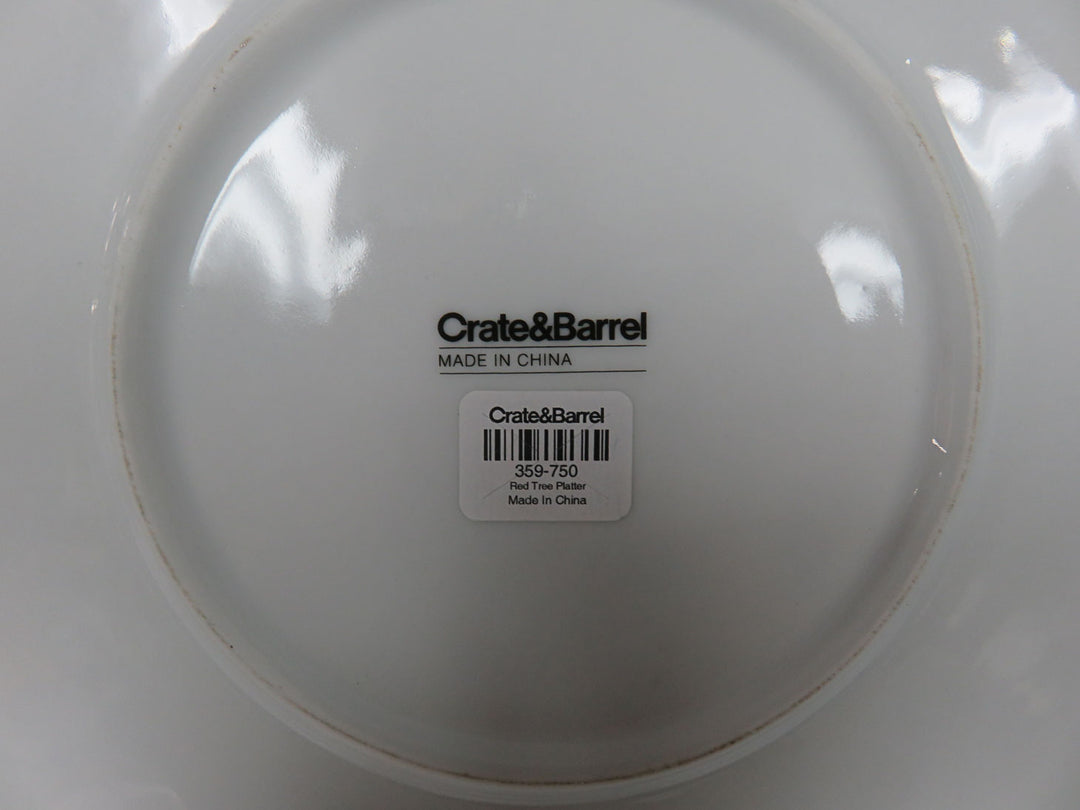 Crate & Barrel Christmas Platter