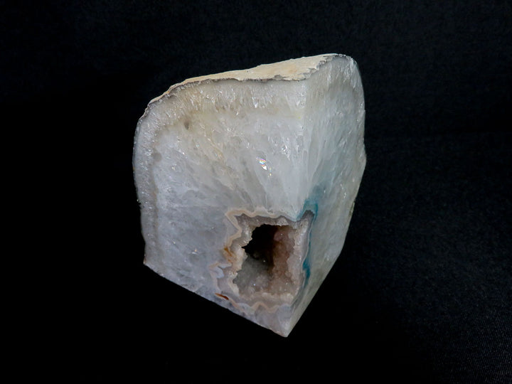 Geode and Quartz Figurine