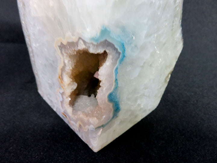 Geode and Quartz Figurine