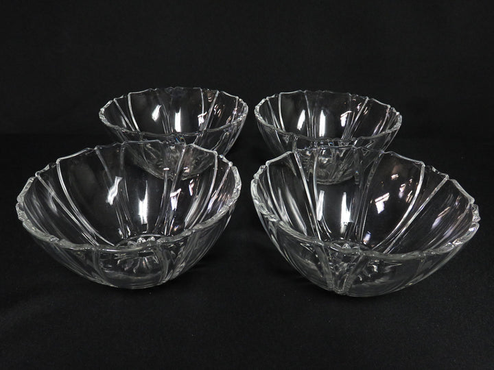 Set of Four Glass Bowls