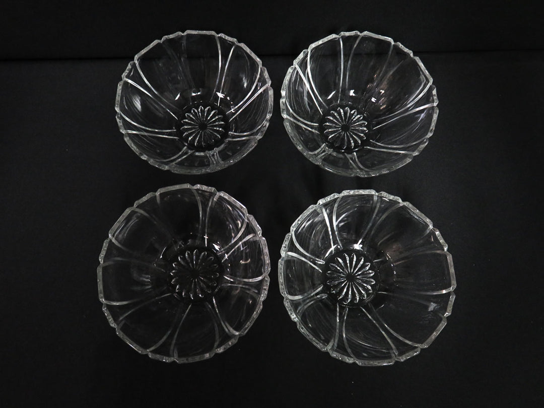 Set of Four Glass Bowls