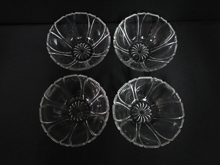 Set of Four Glass Bowls