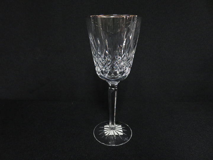 Waterford Platinum Rimmed Goblet