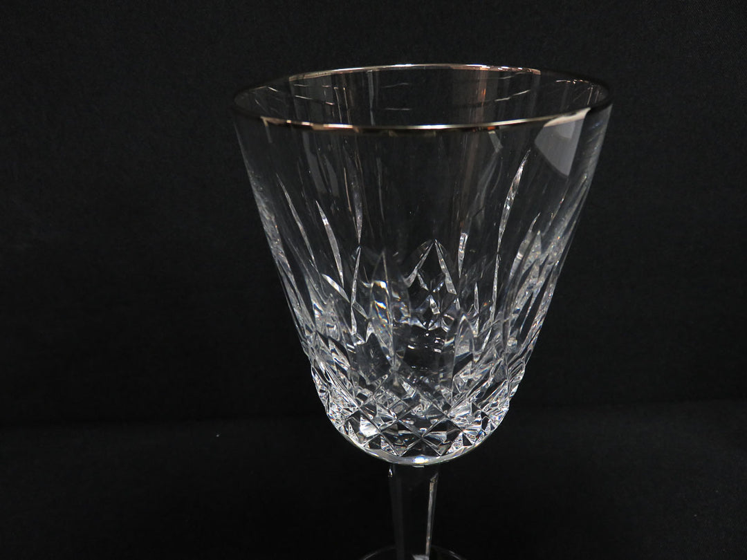 Waterford Platinum Rimmed Goblet