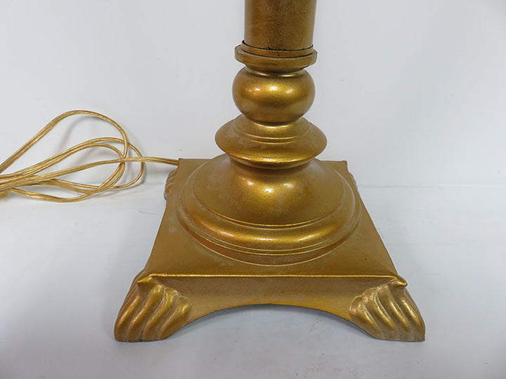 Gold Candlestick Buffet Lamp
