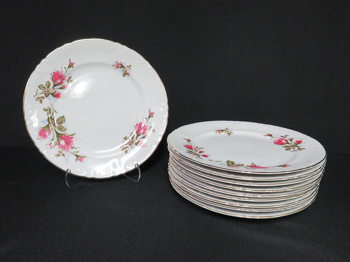 Royal Rose Luncheon Plates