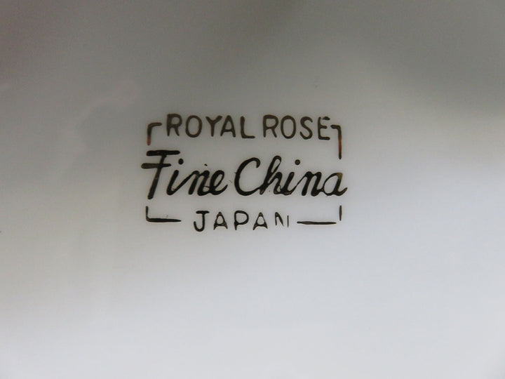 Royal Rose Luncheon Plates