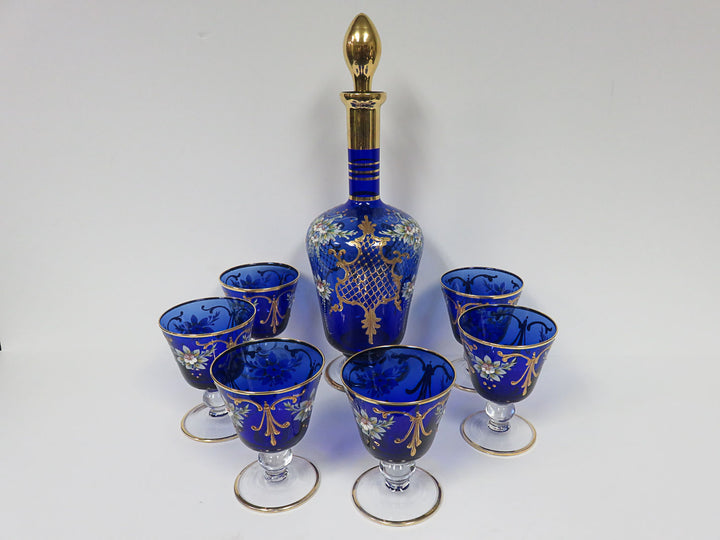 European Decanter and Glasses