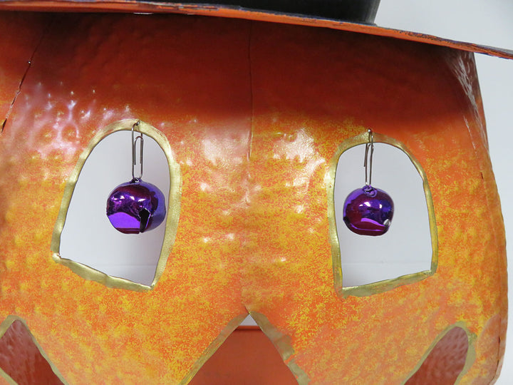 Hammered Metal Jack 'O Lantern