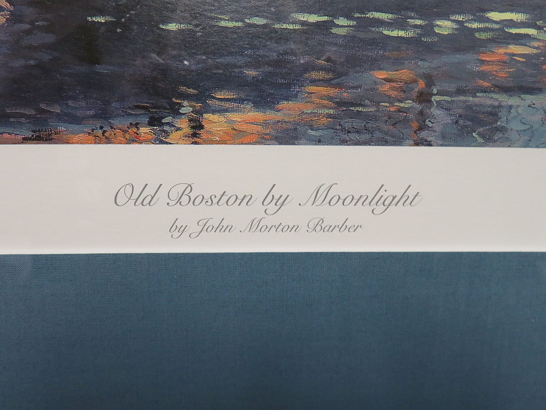 Seascape Artwork - "Old Boston by Moonlight"