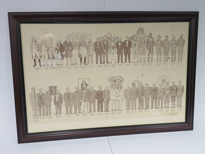 Print of U.S. Presidents