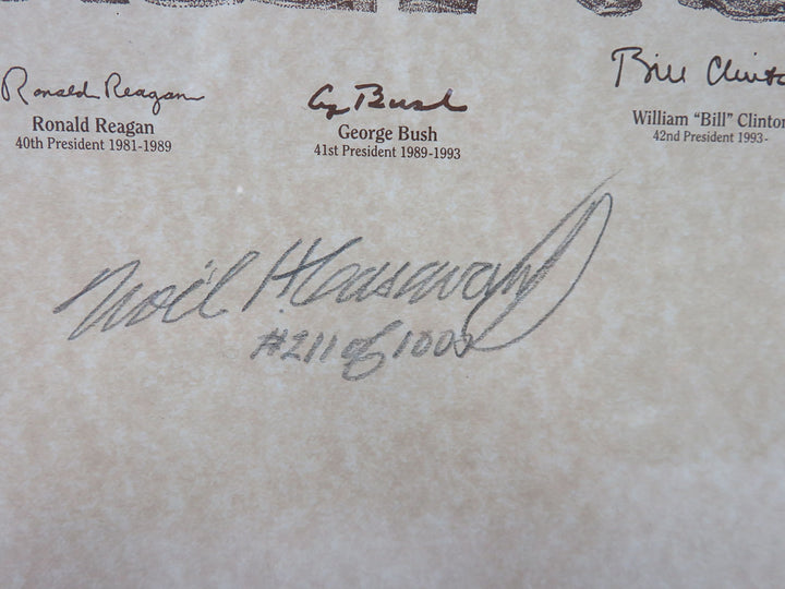 Print of U.S. Presidents