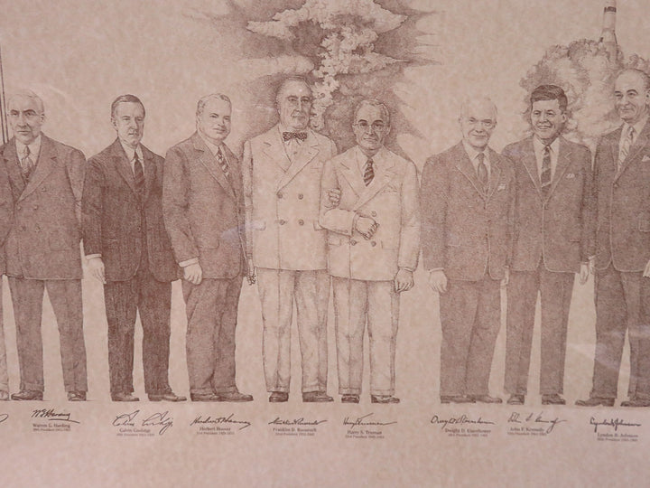 Print of U.S. Presidents