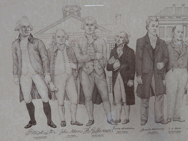 Print of U.S. Presidents