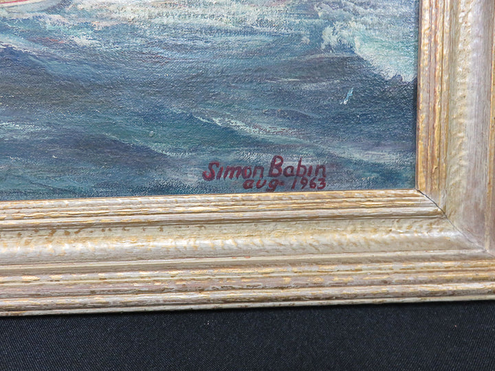 Skyline Scene Oil Painting - Original