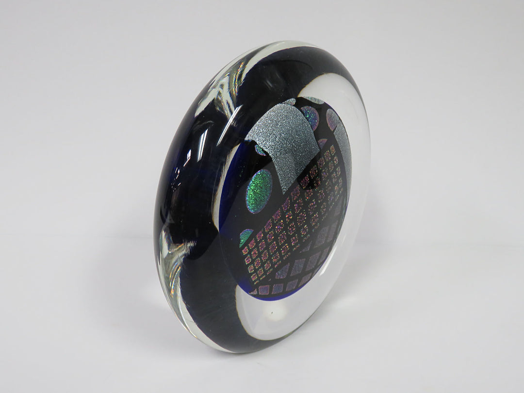 Contemporary Dichronic Cosmic Art Glass