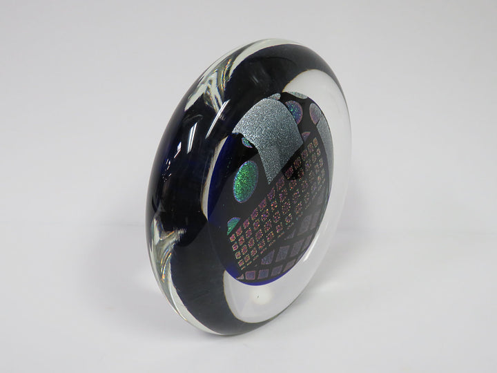 Contemporary Dichronic Cosmic Art Glass