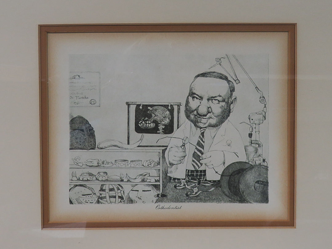 Charles Bragg Orthodontist Print